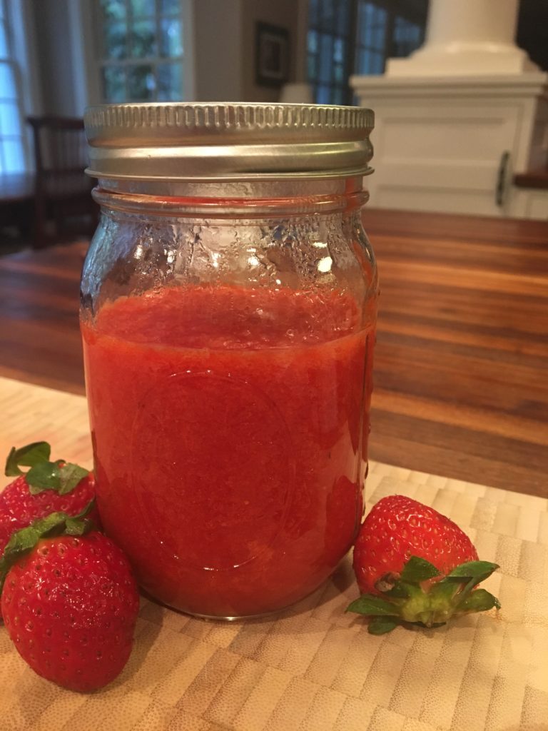 Florida Strawberry Festival: 3 Ingredient Fresh Strawberry Sauce