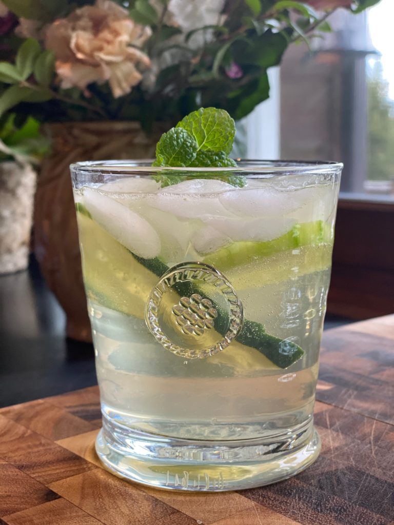Friday Cocktail Hour- Cucumber Prairie Fizz