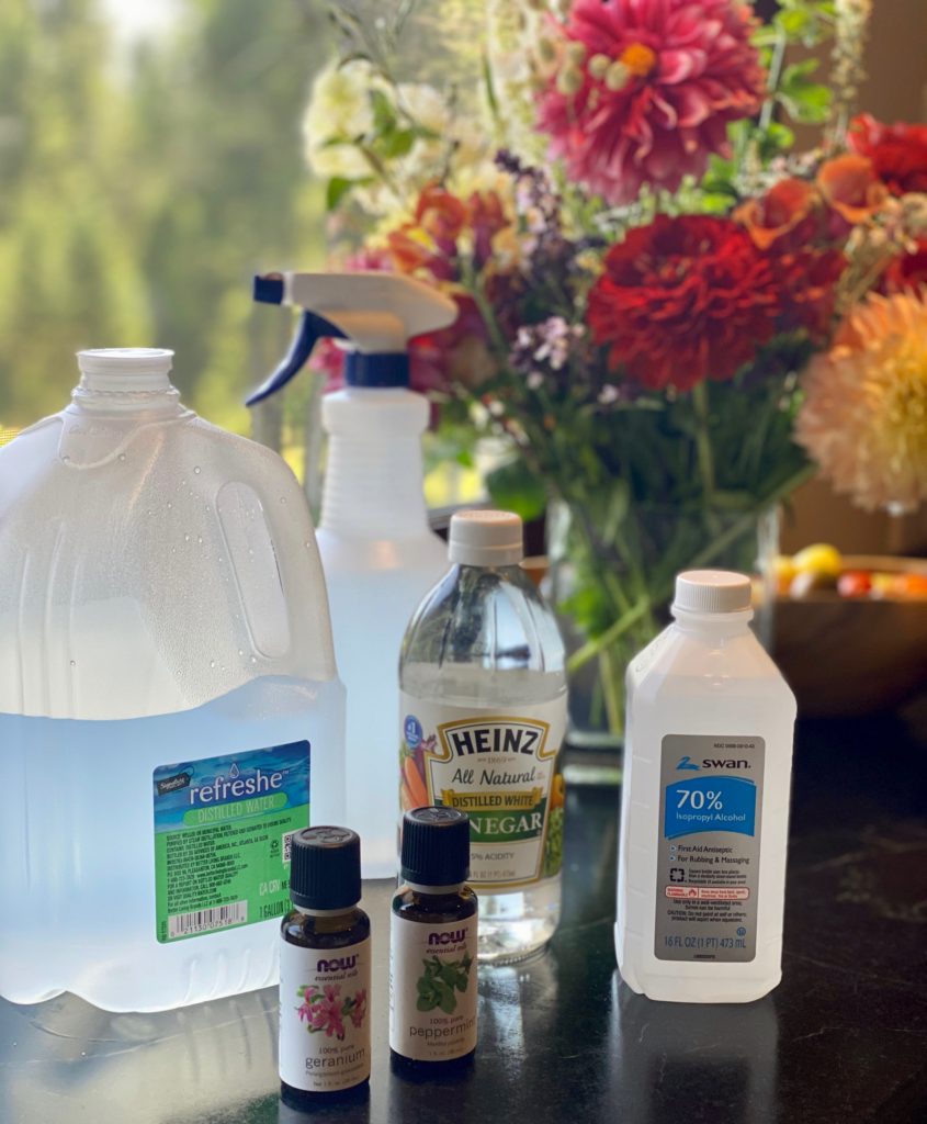 ingredients for homemade cleaners
