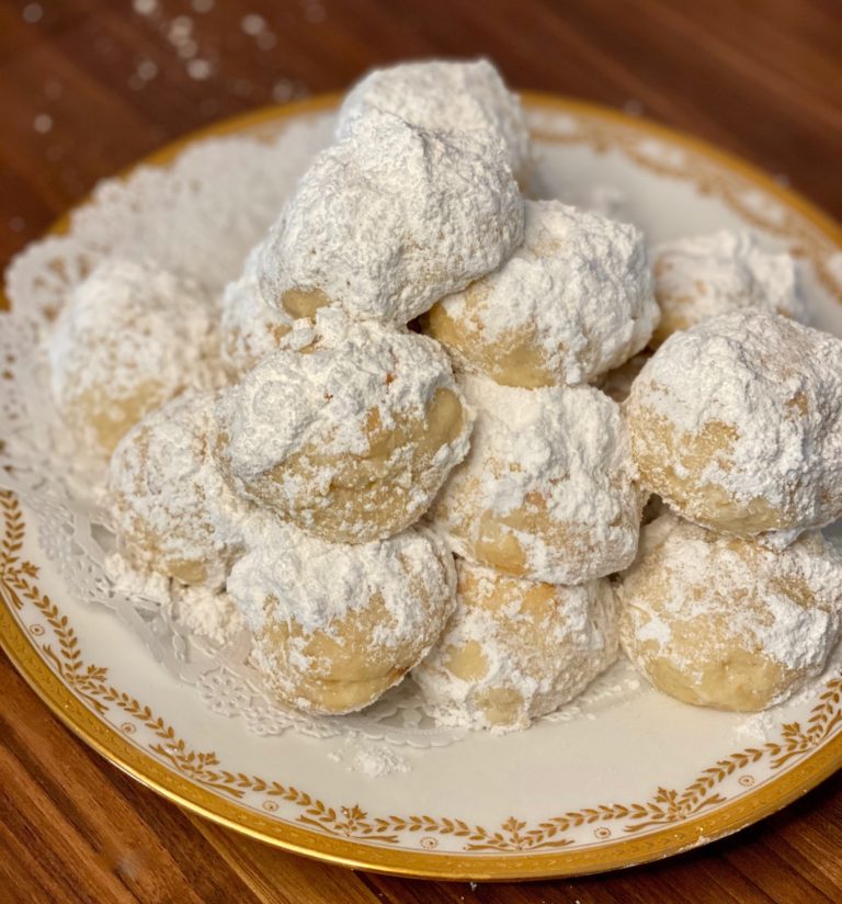 Lemon Coconut Wedding Cookies