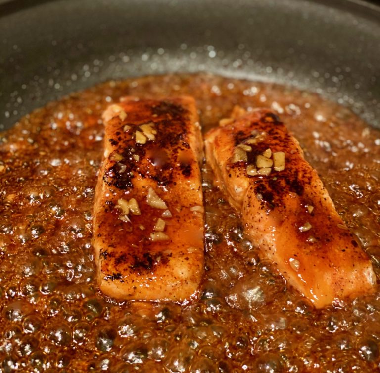 Simple Suppers: 5 Spice Garlic Honey Salmon