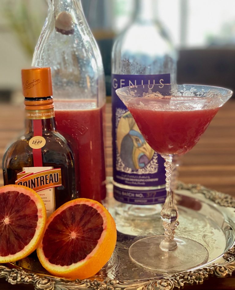 Friday Cocktail Hour: Citrus Forward- Blood Orange Martini