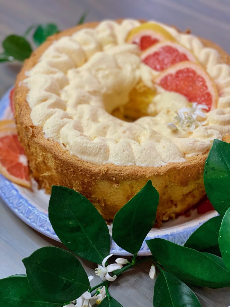 Florida Grapefruit & Cointreau Golden Cake