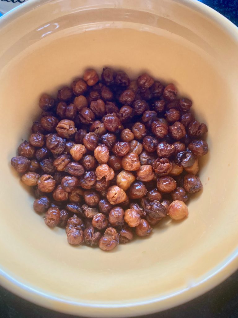 The Basics: 4 Ingredient Spiced Roasted Chickpeas