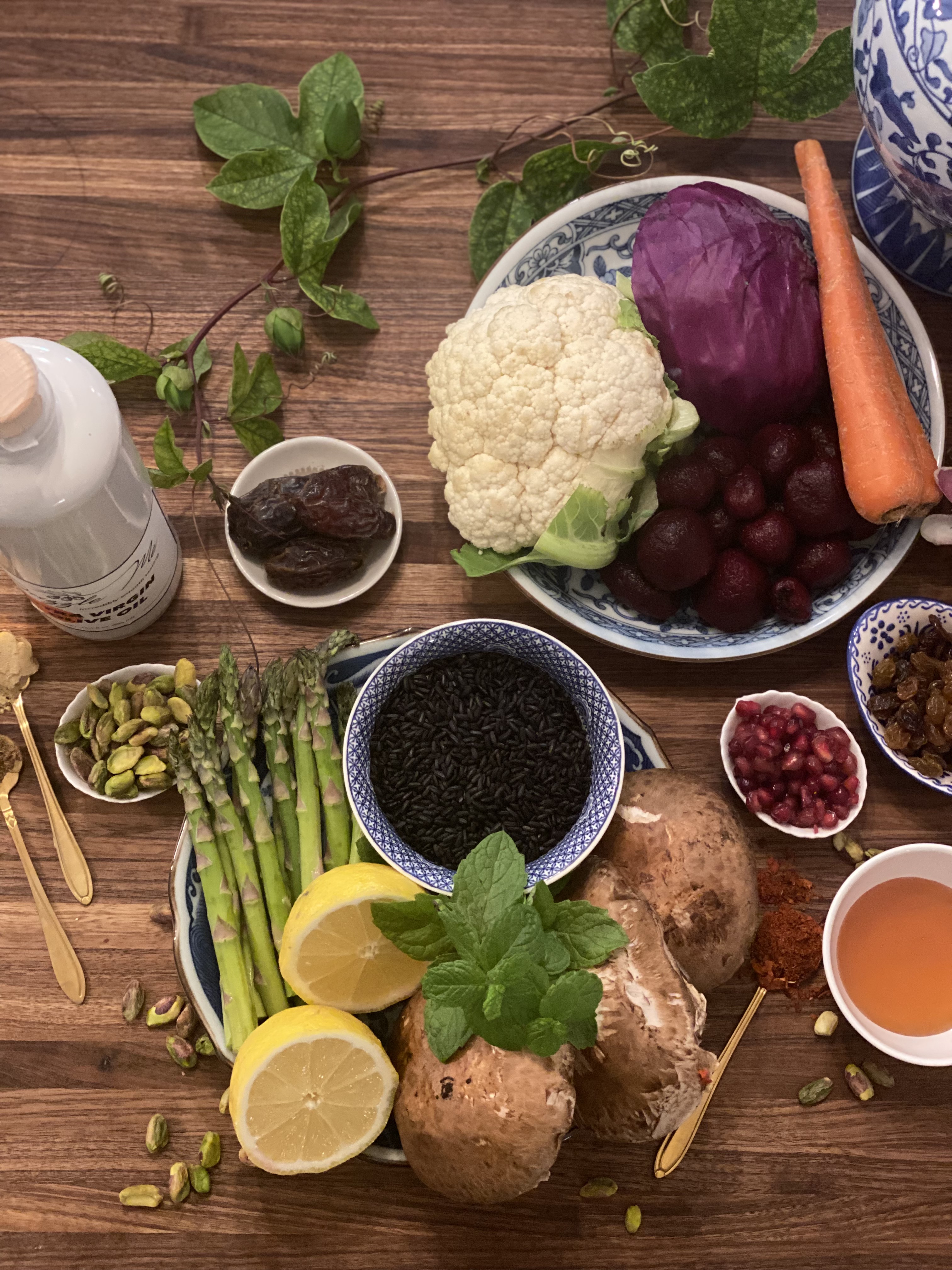 Forbidden Rice & Vegetable Bowl - Pine & Palm Kitchen