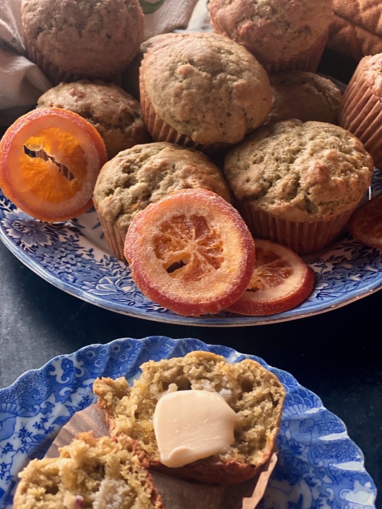 Moist & Tender Citrus-Cardamom Spice Muffins