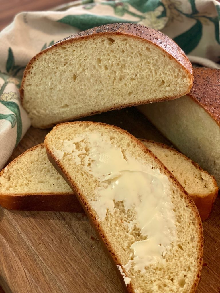 Bread Baking for Beginners: Soft Enriched Poppyseed Loaf
