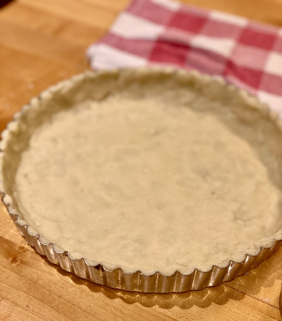 an unbaked tart