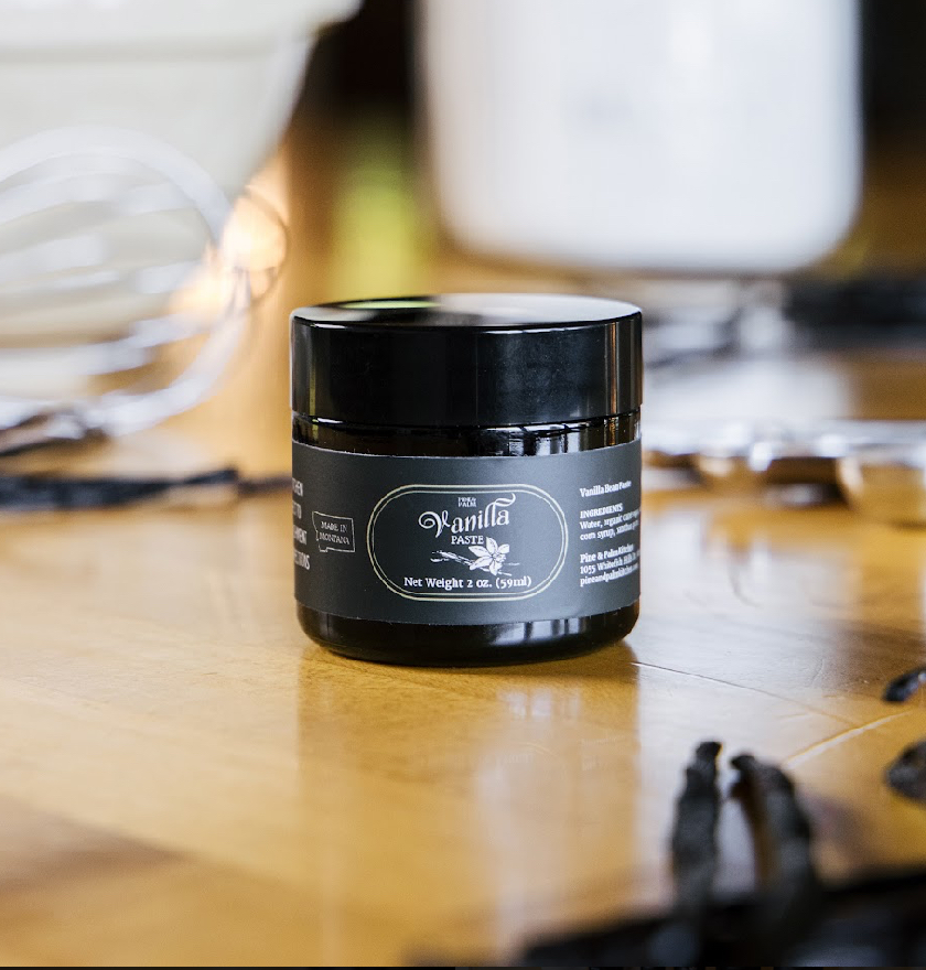 a jar of Pine and Palm Vanilla Paste